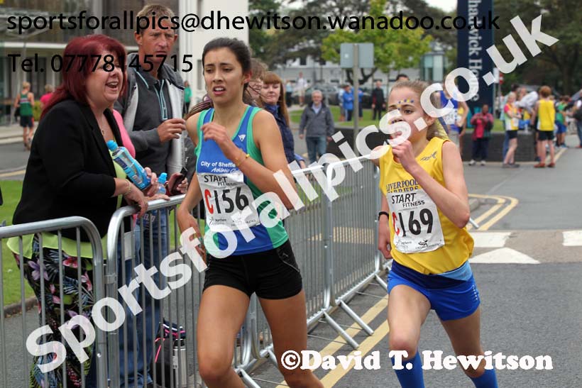 Girls under-15s Northern Road Relays, Warrington. Photo: David T. Hewitson/Sports for All Pics